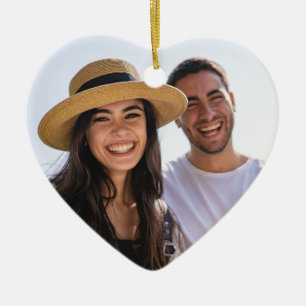 Benutzerdefinierte Koordinaten Erster Date Valenti Keramik Ornament