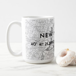 Benutzerdefinierte Koordinaten für Black & White N Kaffeetasse