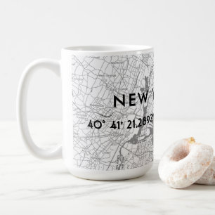 Benutzerdefinierte Koordinaten für Black & White N Kaffeetasse
