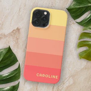 Benutzerdefinierte Korallenrot-Pfirsich-Orange-Mel iPhone 16 Pro Max Hülle