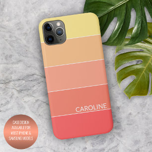 Benutzerdefinierte Korallenrote Pfirsichorange Gel iPhone 16 Pro Max Hülle