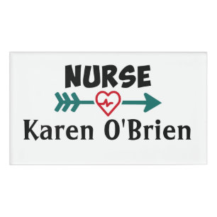 Benutzerdefinierte Krankenschwester  Namenschild
