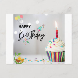 Benutzerdefinierte Kreationen: Personalisierte Geb Einladungspostkarte