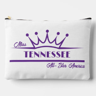 Benutzerdefinierte Krone Pageant Pocket Sash Bag Zubehörtasche