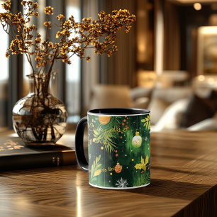 Benutzerdefinierte künstlerische festliche, person tasse