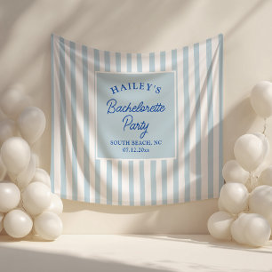Benutzerdefinierte Küsten-Junggesellinnenparty Str Wandteppich