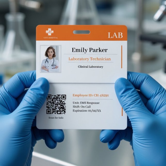 Benutzerdefinierte Lab-ID-Ausweisvorlage Ausweis (Von Creator hochgeladen)