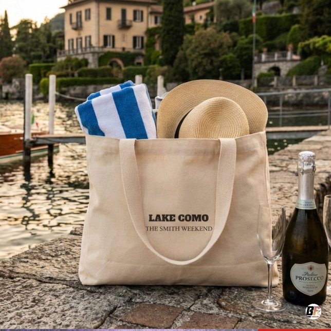 Benutzerdefinierte Lake Como The Smith Weekend Per Mini Stoffbeutel (Von Creator hochgeladen)