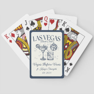 Benutzerdefinierte Las Vegas Junggesellinnenabschi Spielkarten