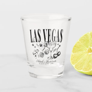 Benutzerdefinierte Las Vegas Junggesellinnenparty  Schnapsglas