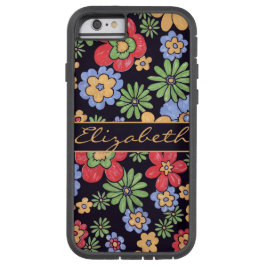 Benutzerdefinierte, lebhafte Blume zum Personalisi Case-Mate iPhone Hülle