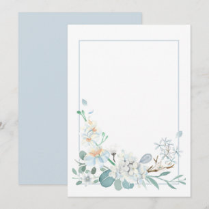 Benutzerdefinierte leere Anemone Blumen Save The Date