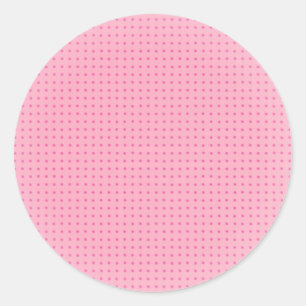 Benutzerdefinierte leere trendy Blush-Pink-Vorlage Runder Aufkleber