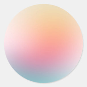 Benutzerdefinierte Leere Vorlage Rot Pink Blau Lil Runder Aufkleber