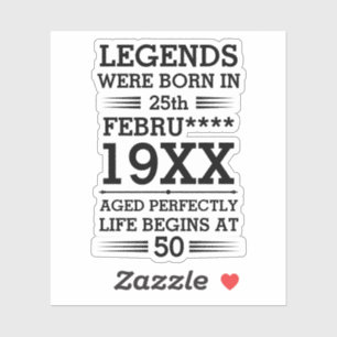 Benutzerdefinierte Legenden waren im Datumsmonatsa Aufkleber