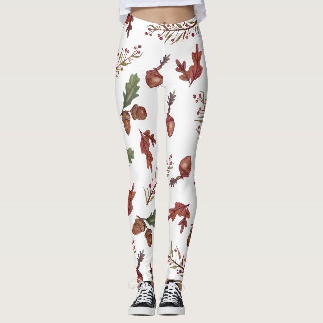Benutzerdefinierte Leggings für Fallmuster (Vorderseite)
