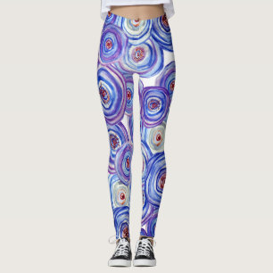 Benutzerdefinierte Leggings für lila Formulare