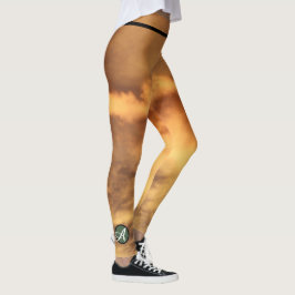 Benutzerdefinierte Leggings INITIAL- UND GOLD-KLOU