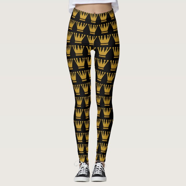 Benutzerdefinierte Leggings-Krone Leggings (Vorderseite)
