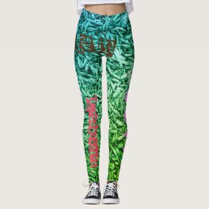 Benutzerdefinierte Leggings mit wiederholtem Namen