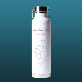 Benutzerdefinierte Lehrerin Liebe Inspirieren Vors Trinkflasche