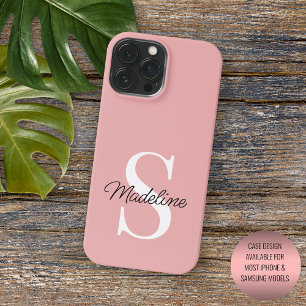 Benutzerdefinierte leichte staubige Rosenpfirsich- iPhone 16 Pro Max Hülle