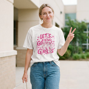Benutzerdefinierte Lets Go Girls Cowgirl Braut Tri T-Shirt