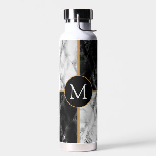 Benutzerdefinierte Letter Wasserflasche Schwarz We Trinkflasche