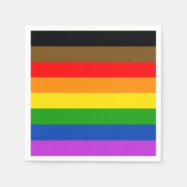 Benutzerdefinierte LGBTQ-Stolz-Benutzer mit farbfr Serviette