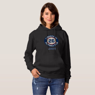 Benutzerdefinierte Liberty FC Damen Crop Hoodie |