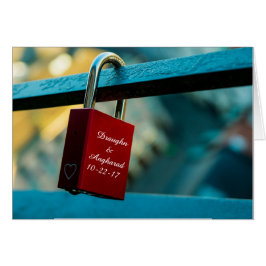 Benutzerdefinierte "Liebe Lock"-Padlock-Relationsh