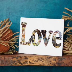 Benutzerdefinierte Liebe mit Ihrem Foto Fotoplatte