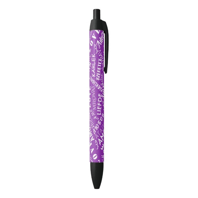 Benutzerdefinierte Liebe Text Pen Multi Language Kugelschreiber (Unterseite (Vertikal))