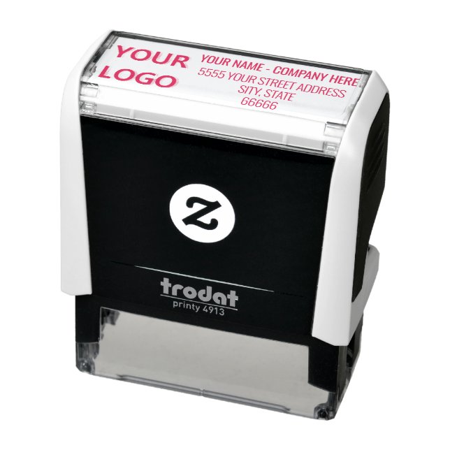 Benutzerdefinierte Logo-Adresse Ihre selbstfarbige Permastempel (Produkt)