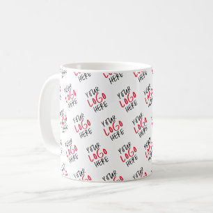 Benutzerdefinierte Logo-Aufkleber   Branding in Un Kaffeetasse