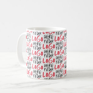 Benutzerdefinierte Logo-Aufkleber Branding in Un Kaffeetasse