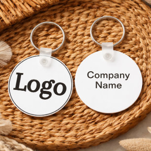 Benutzerdefinierte Logo-Branding-Unternehmens-Werb Schlüsselanhänger