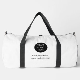 Benutzerdefinierte Logo Firma Weiße Geschäftskorpo Duffle Bag