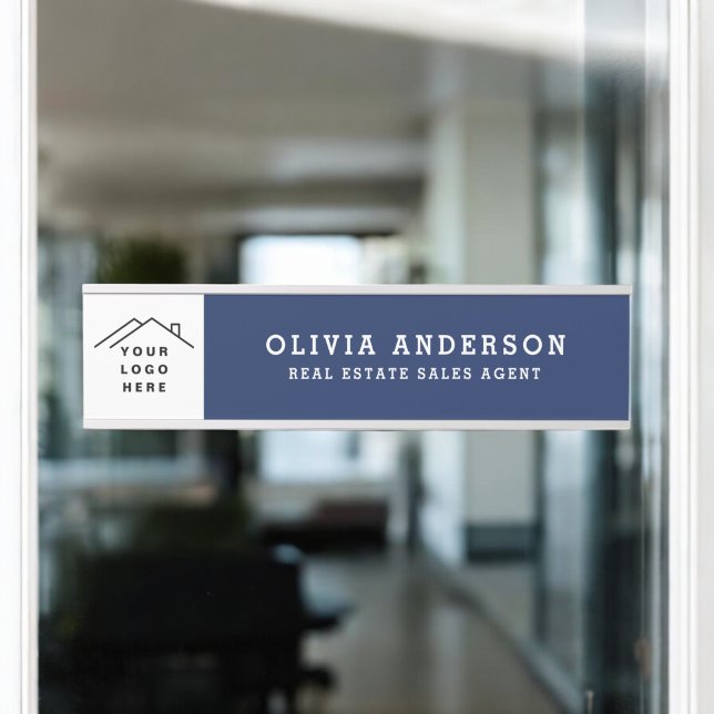 Benutzerdefinierte Logo-Führungskraft Navy Blue Be Türschild (Von Creator hochgeladen)
