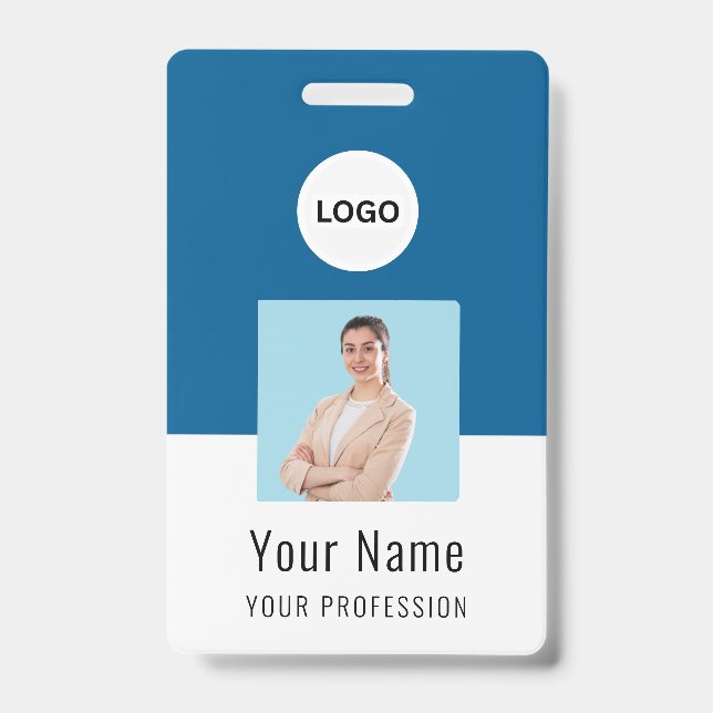 Benutzerdefinierte Logo-ID-Karte | Personalisierte Ausweis (Vorderseite)