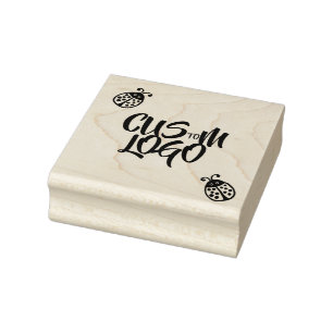 Benutzerdefinierte Logo-Ladybug Rubber-Briefmarke Gummistempel