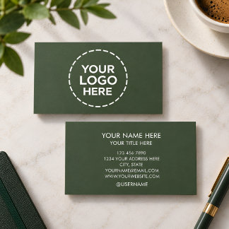 Benutzerdefinierte Logo Moderne Minimalistische Vi Visitenkarte