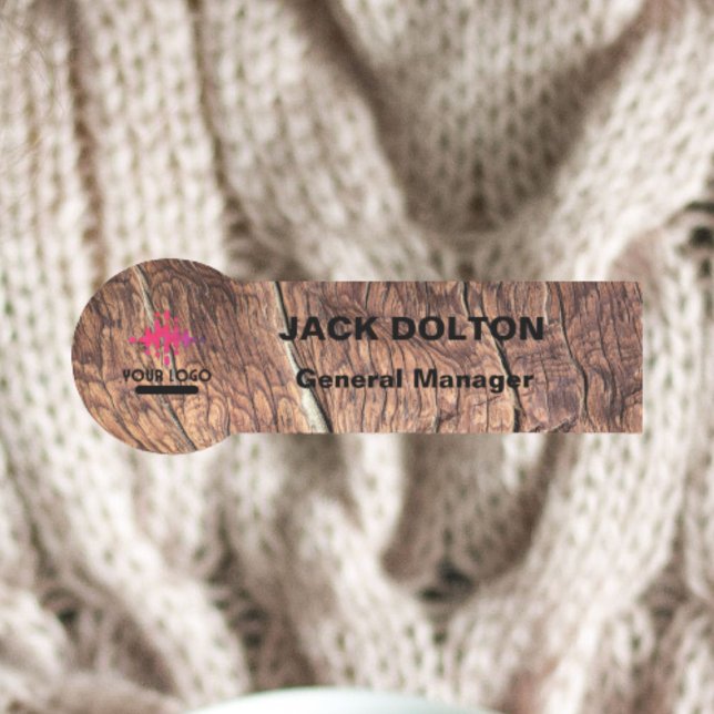 Benutzerdefinierte Logo-Silbername-Markierung für  Namensschild (Von Creator hochgeladen)