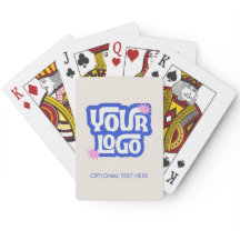 Benutzerdefinierte Logo Spielkarten Werbegeschäft