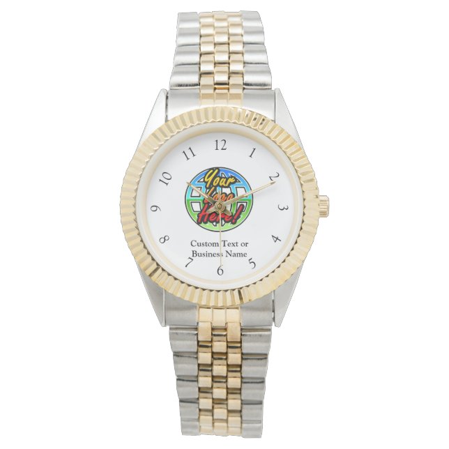 Benutzerdefinierte Logo-Uhr, keine Mindestmenge Armbanduhr (Vorderseite)
