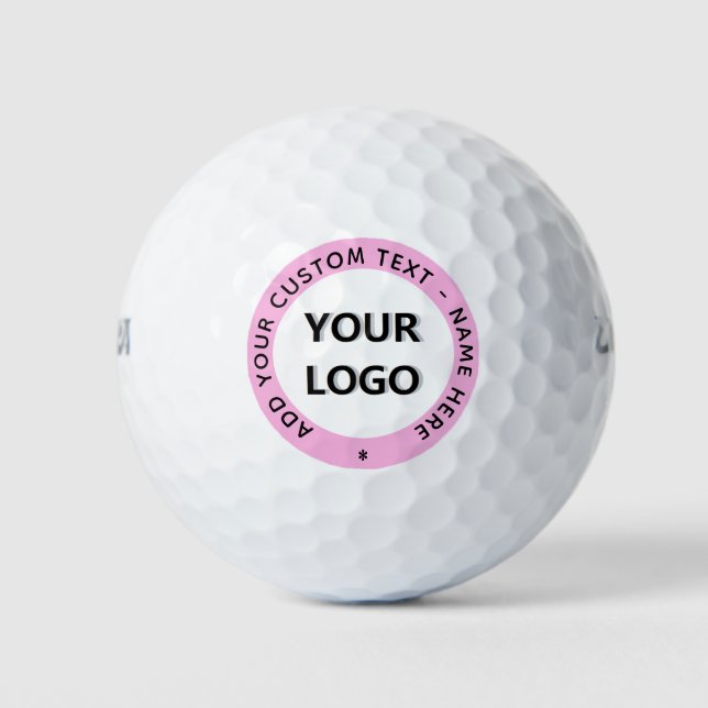 Benutzerdefinierte Logo- und Text-Golf-Bälle - Far Golfball (Vorderseite)