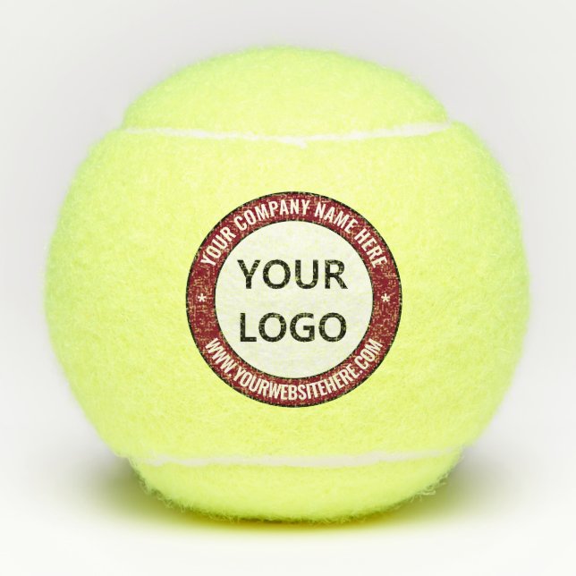 Benutzerdefinierte Logo- und Text-Tennisbälle wähl Tennisbälle (Vorderseite)