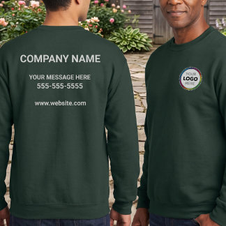 Benutzerdefinierte Logos auf Arbeitskleidung mit K Sweatshirt