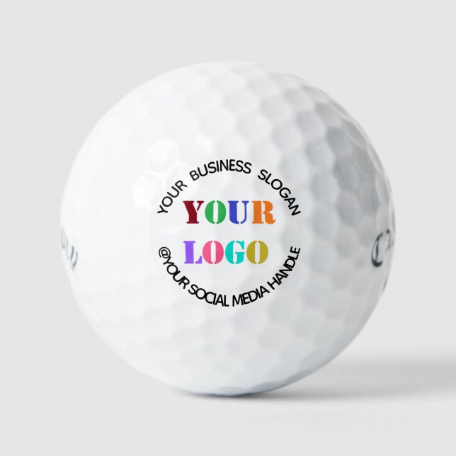 Benutzerdefinierte Logos und Personalisierte Brief Golfball (Vorderseite)