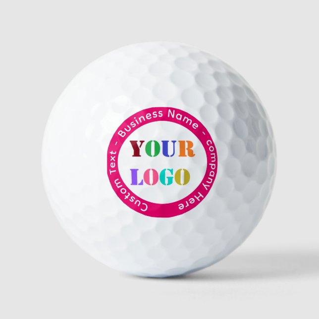Benutzerdefinierte Logos und Personalisierte Golfb Golfball (Vorderseite)